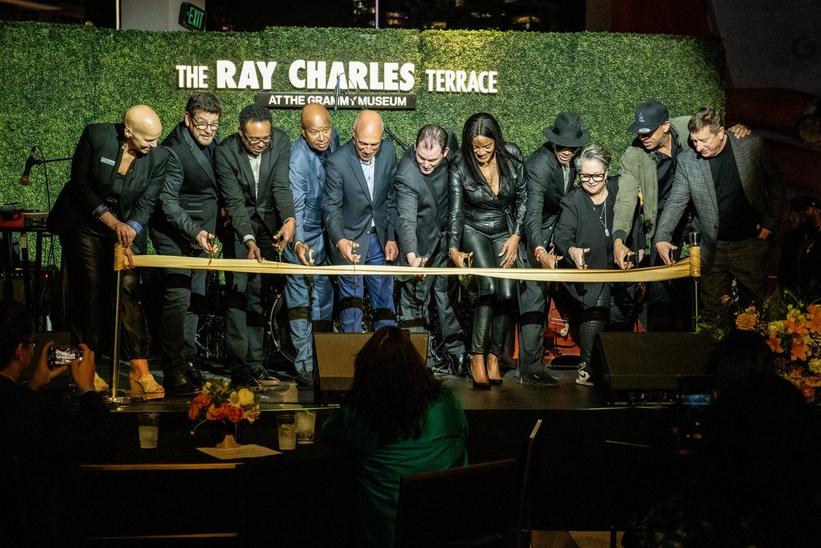 GRAMMY Museum Inaugurates Ray Charles Terrace ribbon cutting